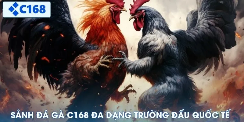 Sảnh đá gà C168 đa dạng trường đấu quốc tế